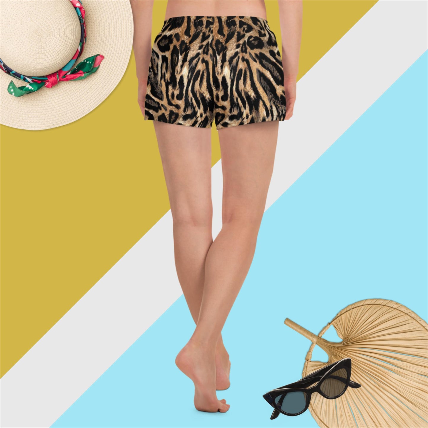 Safari Wild Women's Athletic Short Shorts