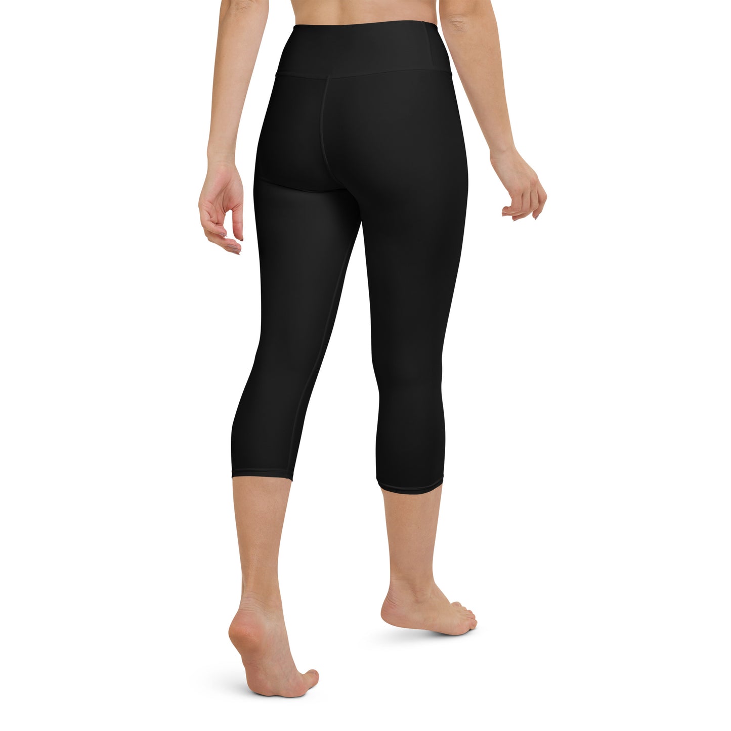 Black Beauty Yoga Capri Leggings