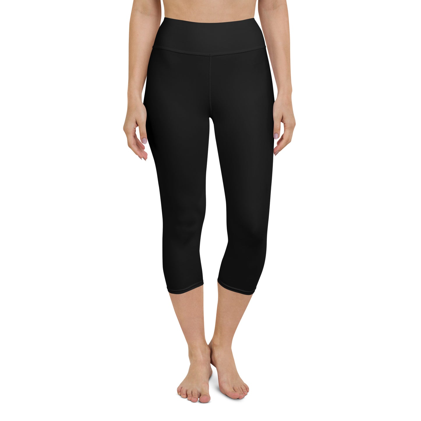 Black Beauty Yoga Capri Leggings