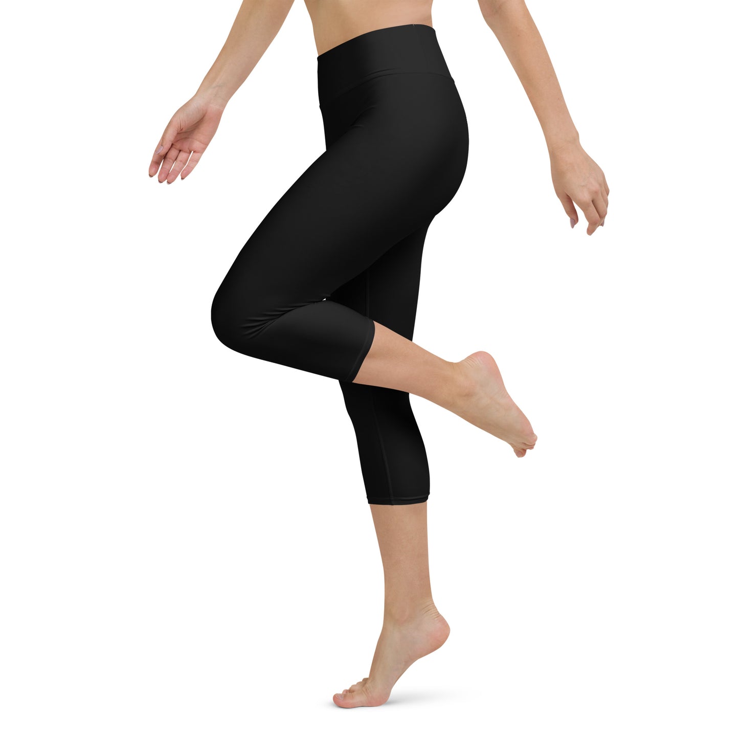 Black Beauty Yoga Capri Leggings