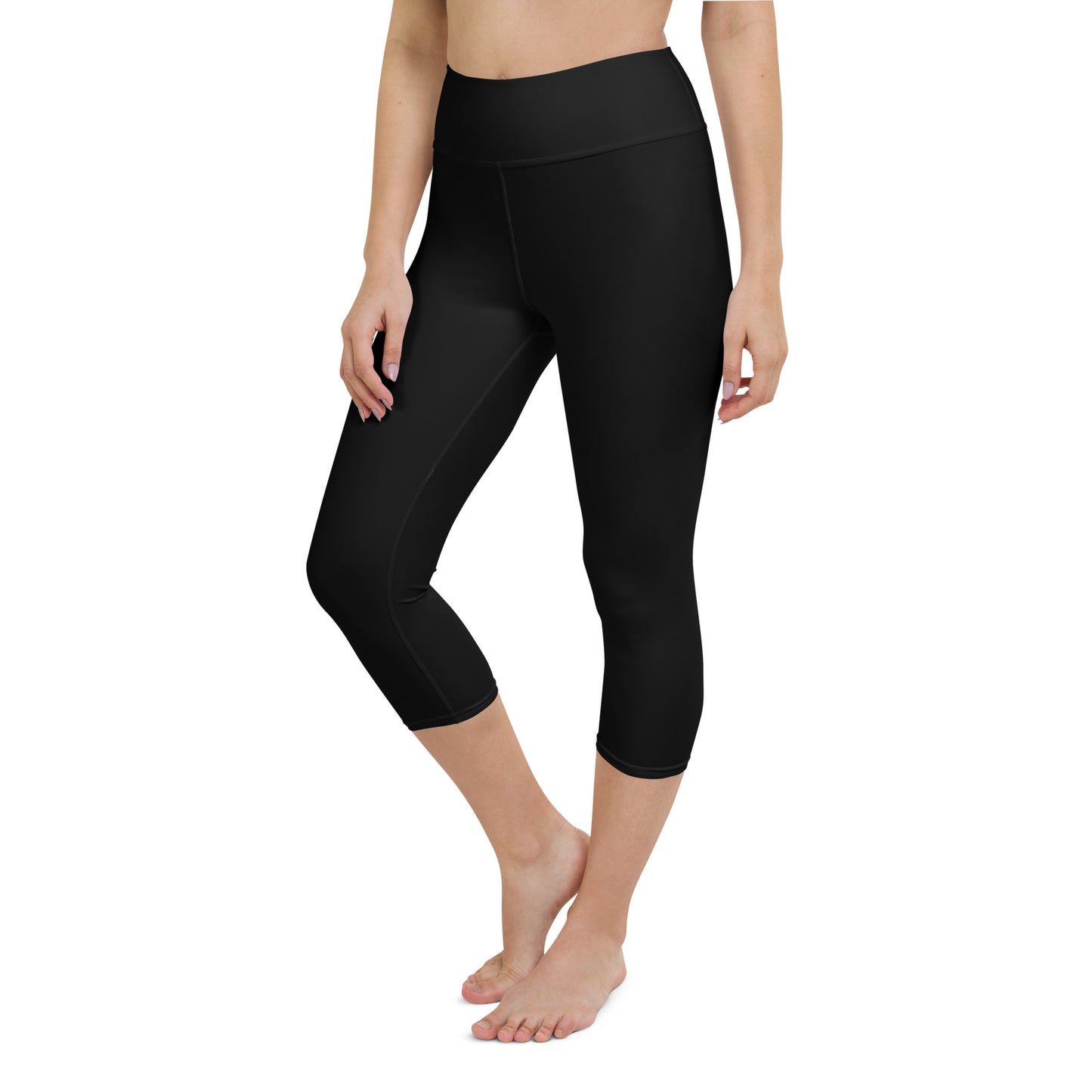 Black Beauty Yoga Capri Leggings