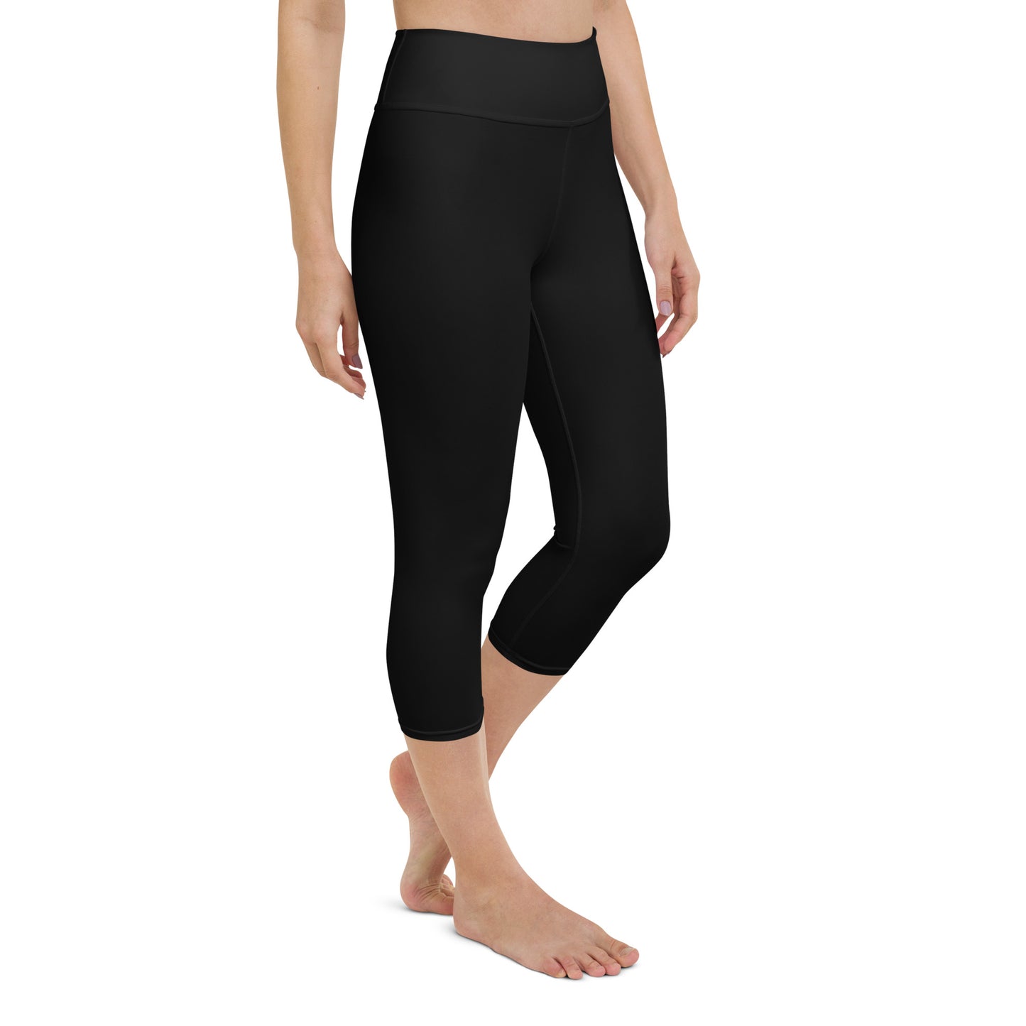 Black Beauty Yoga Capri Leggings