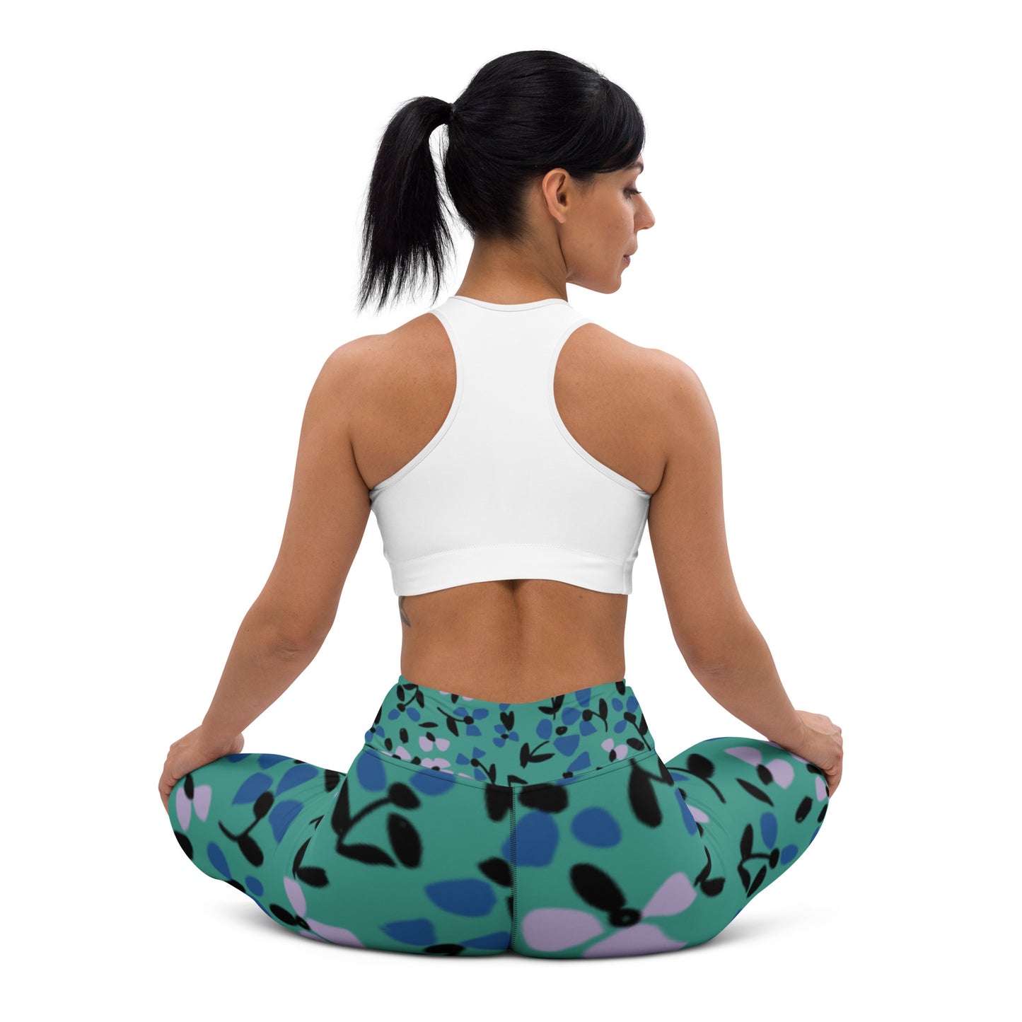 Spring Yoga Leggings High Waist Band