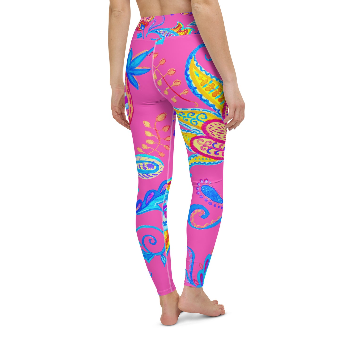 Wild in Pink Yoga Leggings