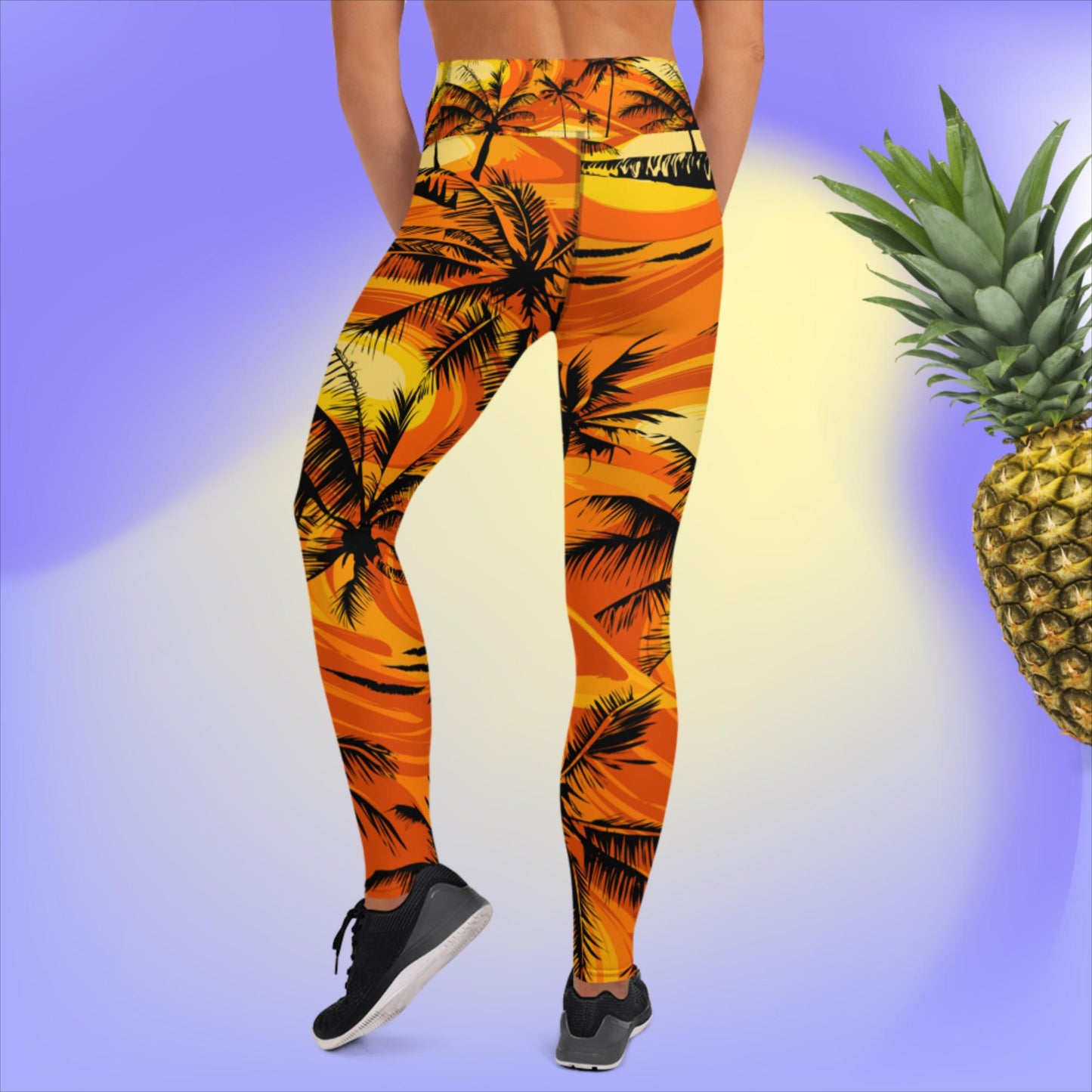 Hawaii Sunset Yoga Leggings