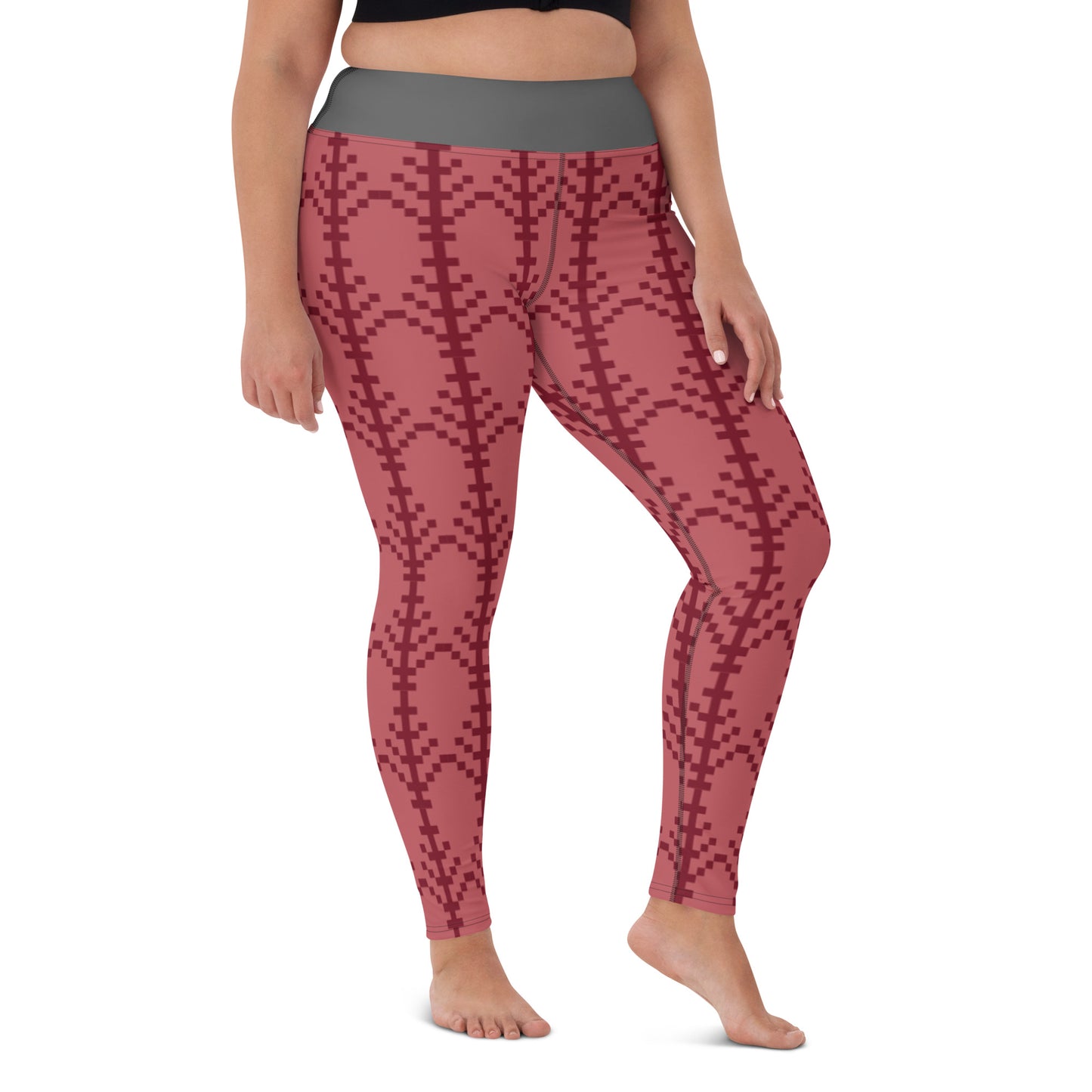 High waisted Yoga Leggings that stay on your waist.