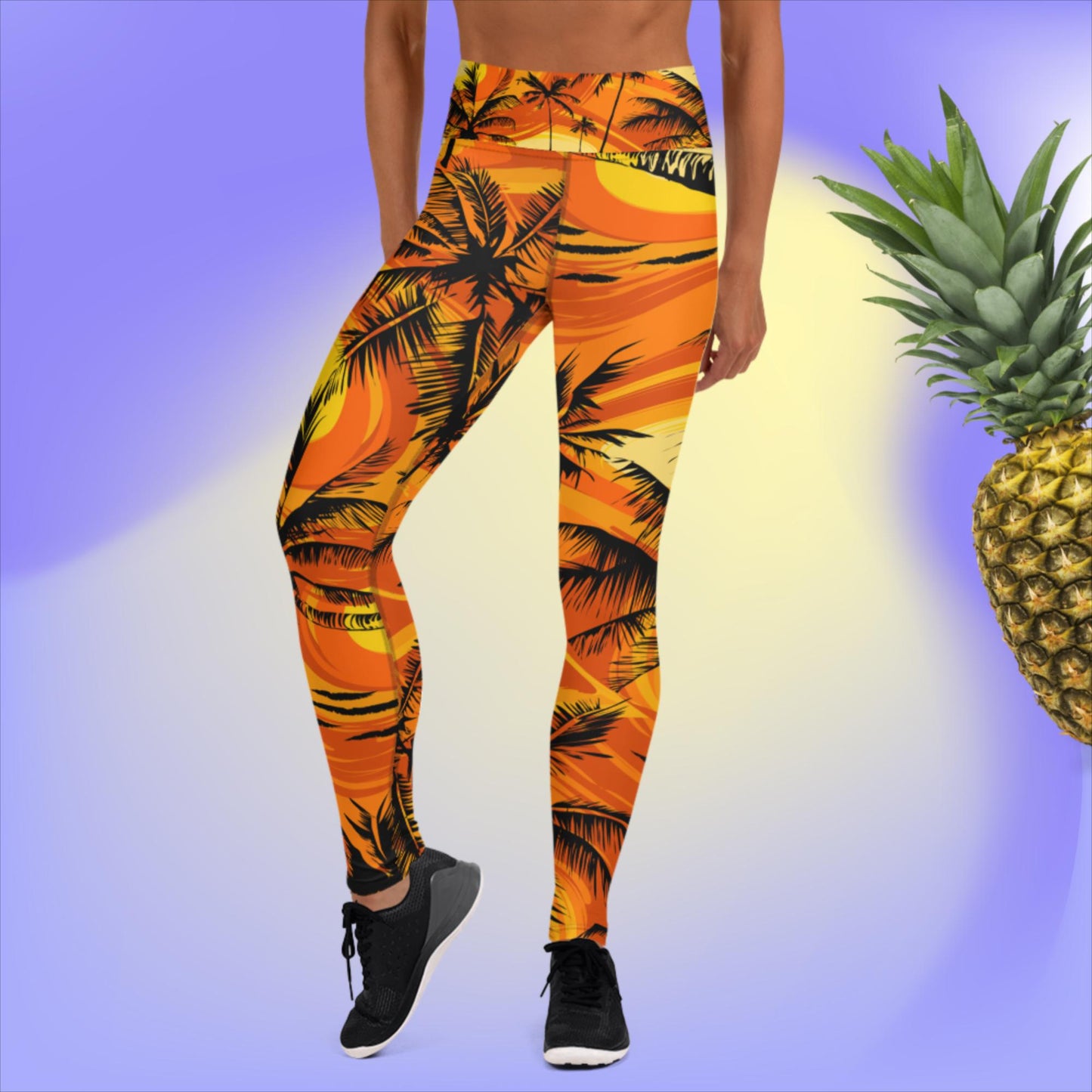 Hawaii Sunset Yoga Leggings