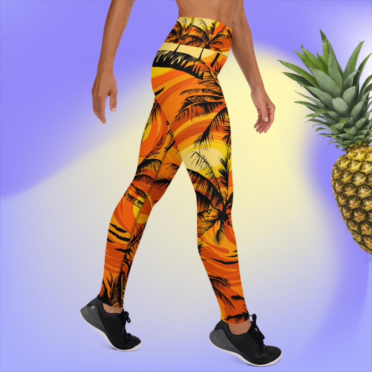 Hawaii Sunset Yoga Leggings