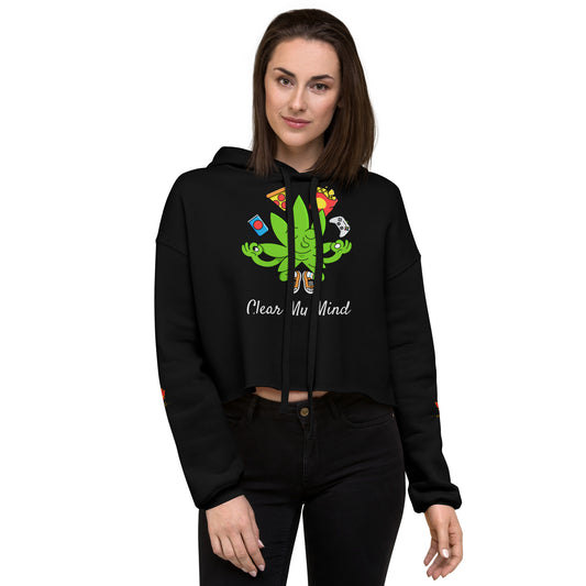 Freedom Lotus Crop Hoodie