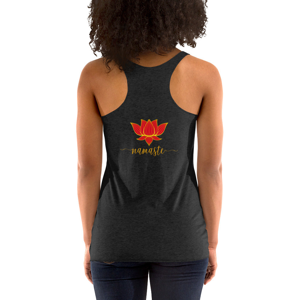 Freedom Women's Racerback Tank Namaste!