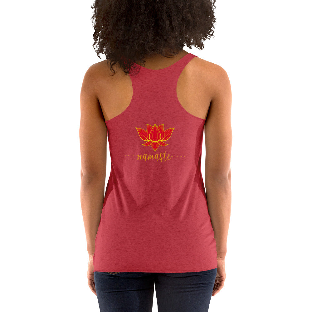 Freedom Women's Racerback Tank Namaste!