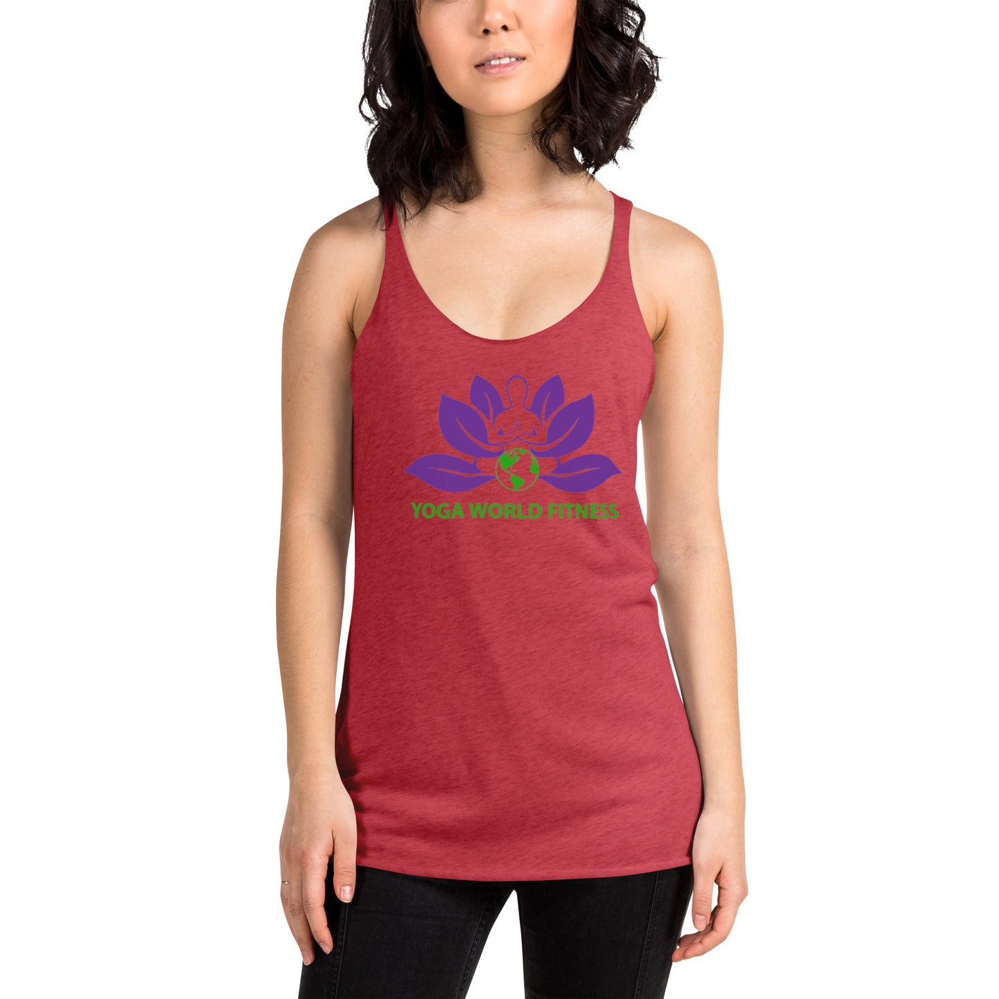 Thank you! Vintage Women's Racerback Tank Support Free Yoga